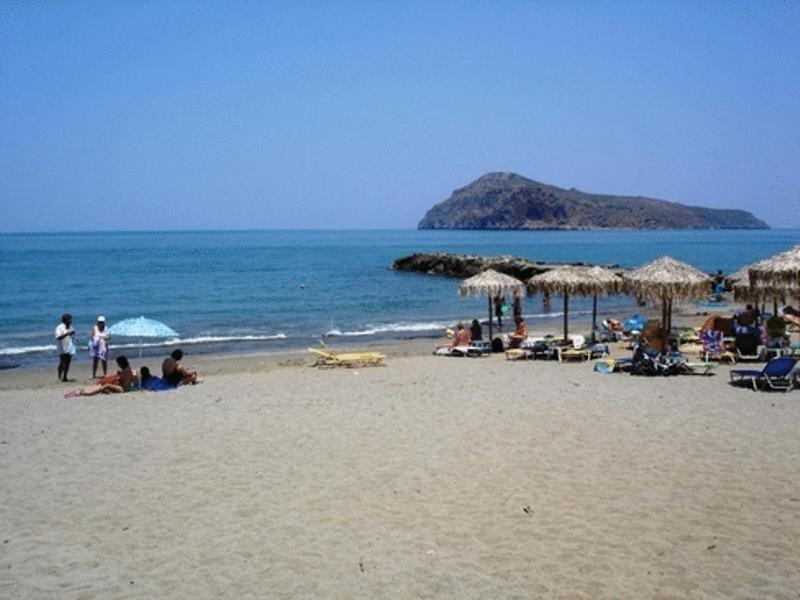 Margarita Beach Hotel Agia Marina  Bagian luar foto